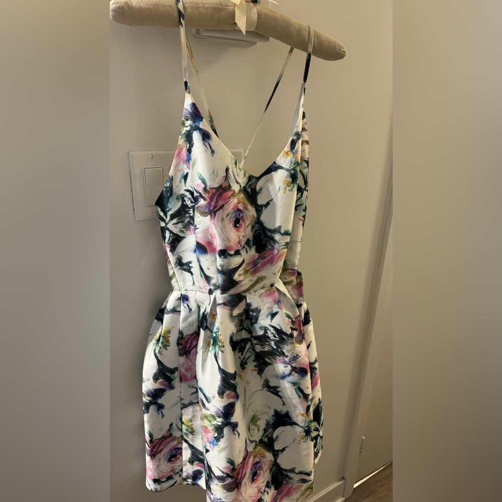 Floral Cocktail Dress Size 2